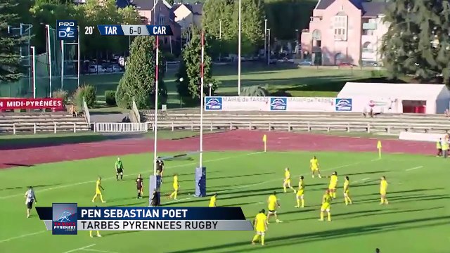 PRO D2 - Résumé Tarbes-Carcassonne: 22-23 - J1 - Saison 2015/2016