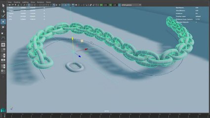 CGI Free Download: "Instance Along Curve Maya Plugin" by Mariano Merchante
