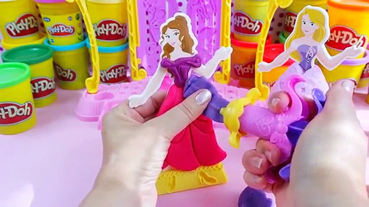 DISNEY Play doh Cinderella Play doh videos PRINCESS Fashion 2  Cinderella  Princesse Play Set