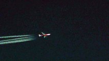 Etihad Airways Airbus A340-642X (Abu Dhabi Grand Prix livery) contrails spotting