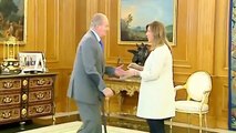 S.M. el Rey recibe en audiencia a la presidenta de Andalucía, Susana Díaz