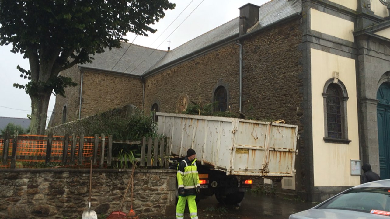 Le service des espaces verts est débordé par la tempête