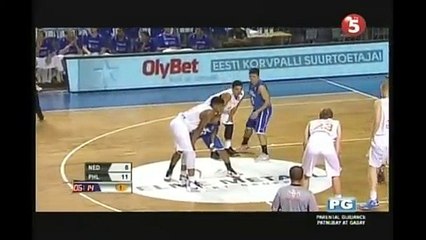 Gilas Pilipinas VS Netherlands 1st Qtr 4 Nations Cup Aug 21 2015