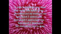 Mother days Poems from their lovely childern for beloved mothers