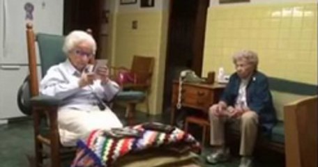 Two Elderly Sisters Hilariously Bicker Over Candy And Photos