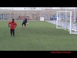 Entrenamiento porteros de futbol categoria benjamin