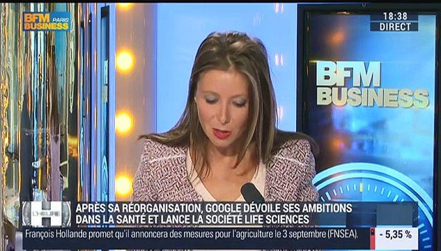 La minute tech: Google lance son nouveau pôle santé, baptisé Life Sciences - 24/08