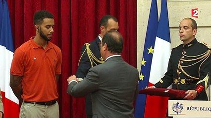 Les héros du Thalys ont reçu la Légion d'honneur