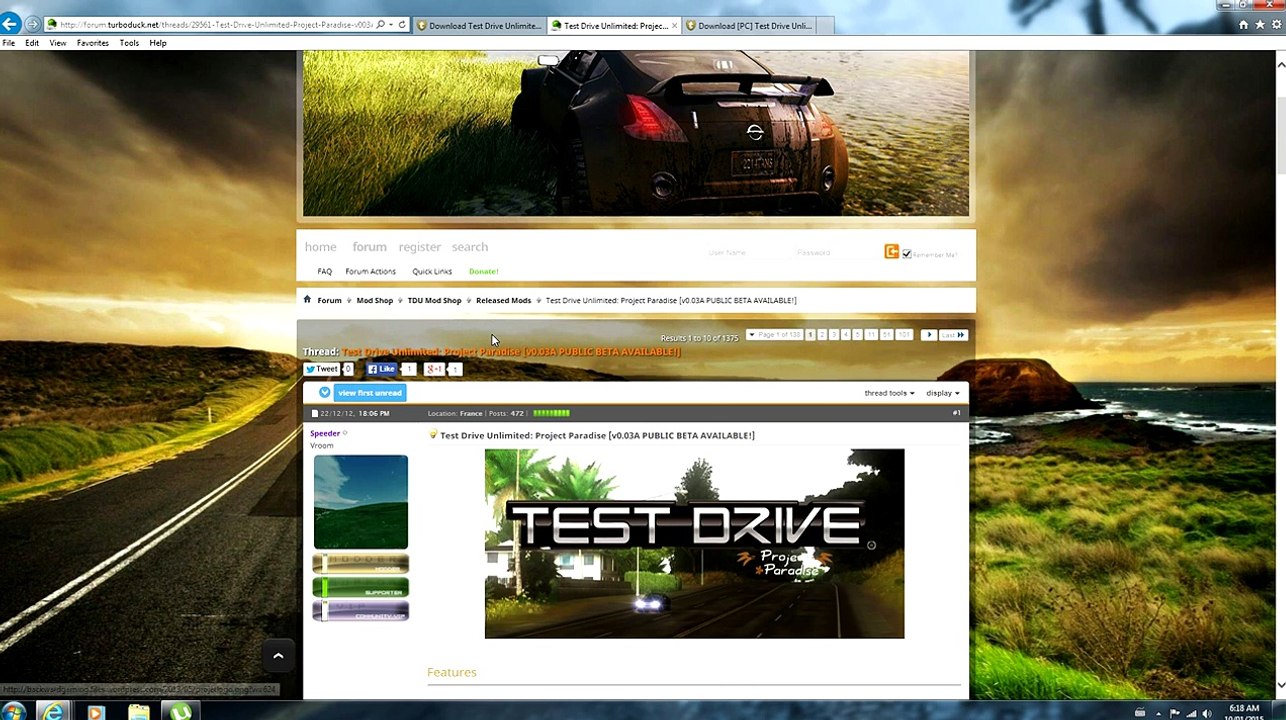 Test Drive Unlimited Project Paradise How To Install On Pc