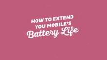 Improve and extend your iphone's battery life