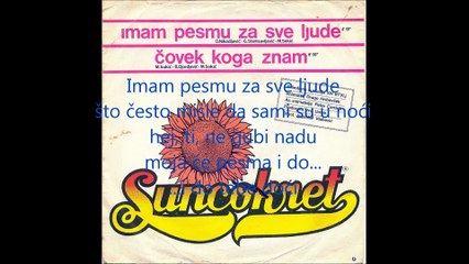 Suncokret -imam pesmu za sve ljude jd