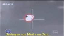 ufo ovni destruido por missil militar