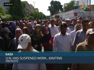 Strike by UNRWA Employees Delays Reopening of Schools in Gaza