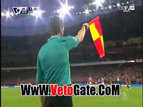 ملخص الشوط الاول الارسنال - ليفربول