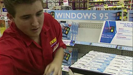 Windows 95 release created on August 24, 1995