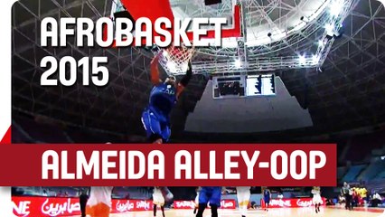 Ivan Almeida Hits the Alley-Oop Dunk! - AfroBasket 2015