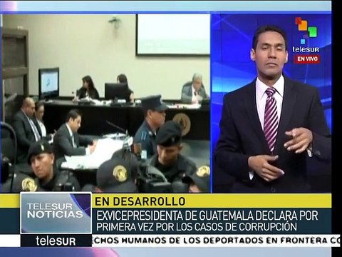 Guatemala: ex vicepresidenta Baldetti declara por caso de corrupción