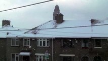 Time lapse - 2 hours of snow in 2 minutes in Dublin 6W