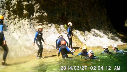 Canyonning en Espagne