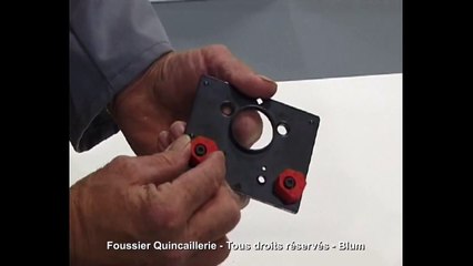 Blum : Gabarit de perçage charnière Inserta