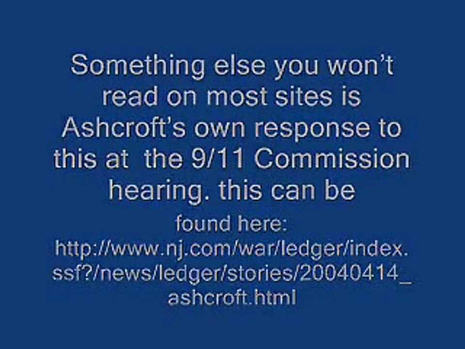 9/11 Conspiracy Theories - P.25: Foreknowledge Theories