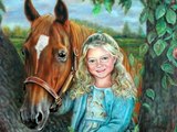 Oil portraits of 3 Children