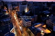 Nicosia, Cyprus. Traffic and Sunset time-lapse. City highlights in HD.