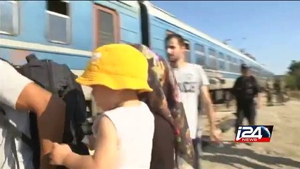 Migrants pour into Serbia