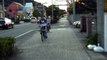 Passeio de bike pelas ruas do Japao