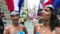 Nackte Brüste auf dem Times Square sorgen für Unmut