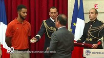 Les héros du Thalys honorés à l'Élysée