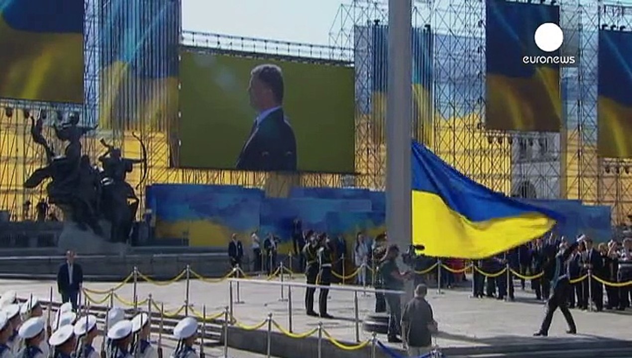 Украина отмечает свой главный государственный п...