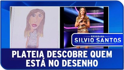 Plateia descobre quem está no desenho