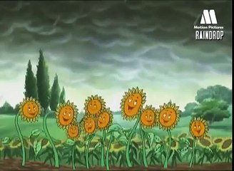 Song for kids, Rain song Music for children about nature and environment with Raindrop car