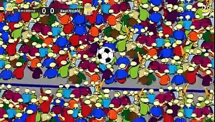 Barcelona vs Real Madrid - Minions Football Game - Funny Cartoon [HD]