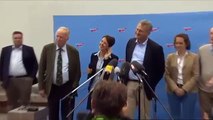 AfD Neuausrichtung Pressekonferenz mit Frauke Petry und Jörg Meuthen am 10 07 2015 phoenix