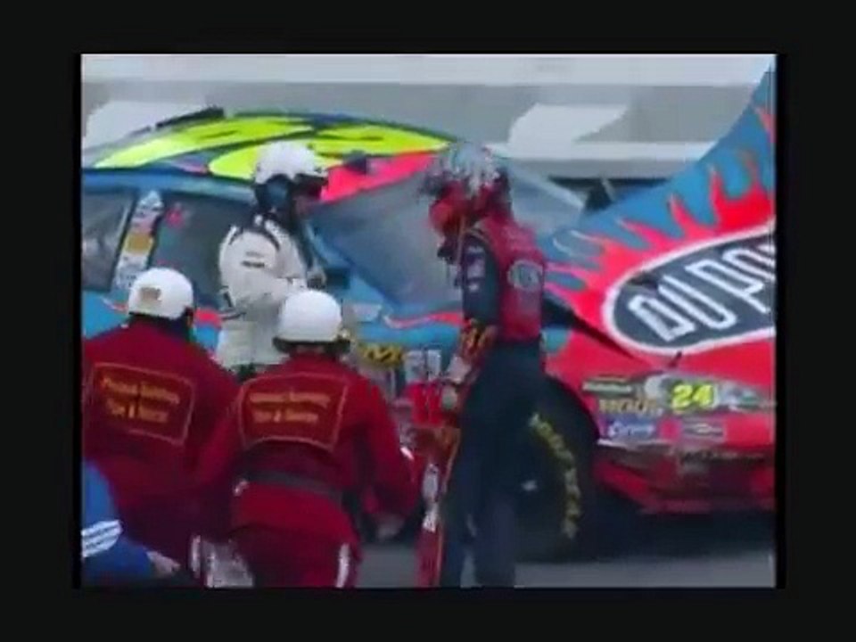 2006 Pocono 500 Jeff Gordon Hard Crash