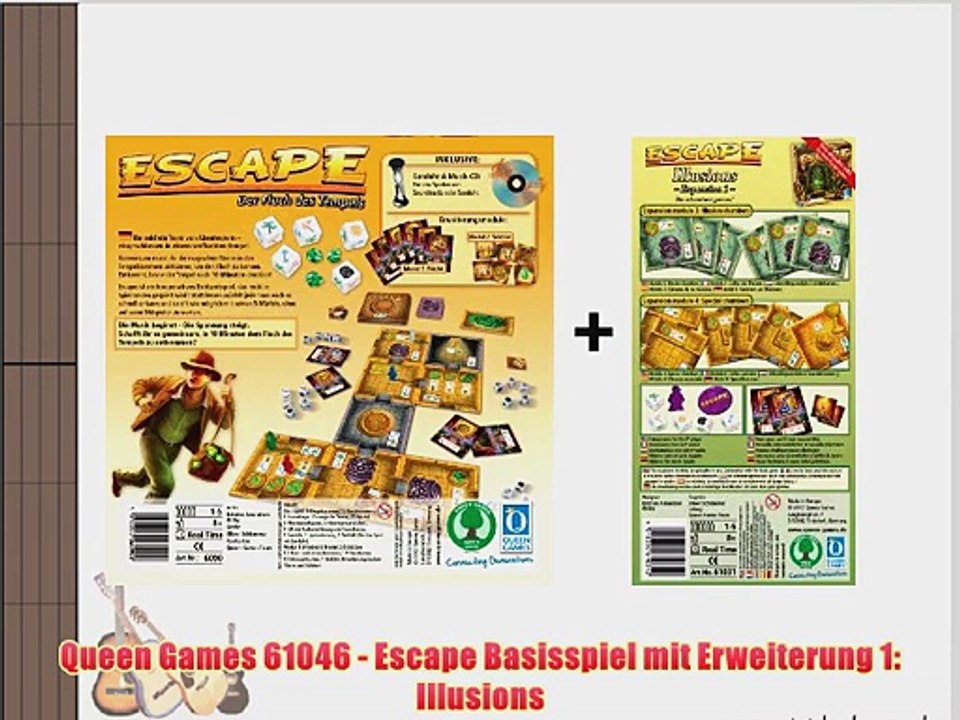 Queen Games 61046 - Escape Basisspiel mit Erweiterung 1: Illusions