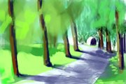 open air practice with IPhone, Brushes app and my finger. Vol 1