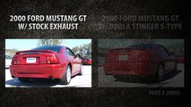 Borla Stinger vs. Stock Exhaust - 1999-2004 Ford Mustang GT