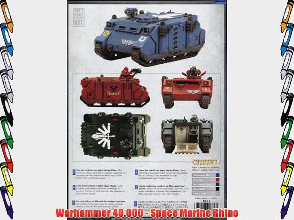 Warhammer 40.000 - space marine rhino