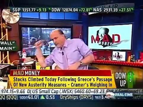 February 13th 2012 CNBC Mad Money Jim Cramer Stock Market Show Opening