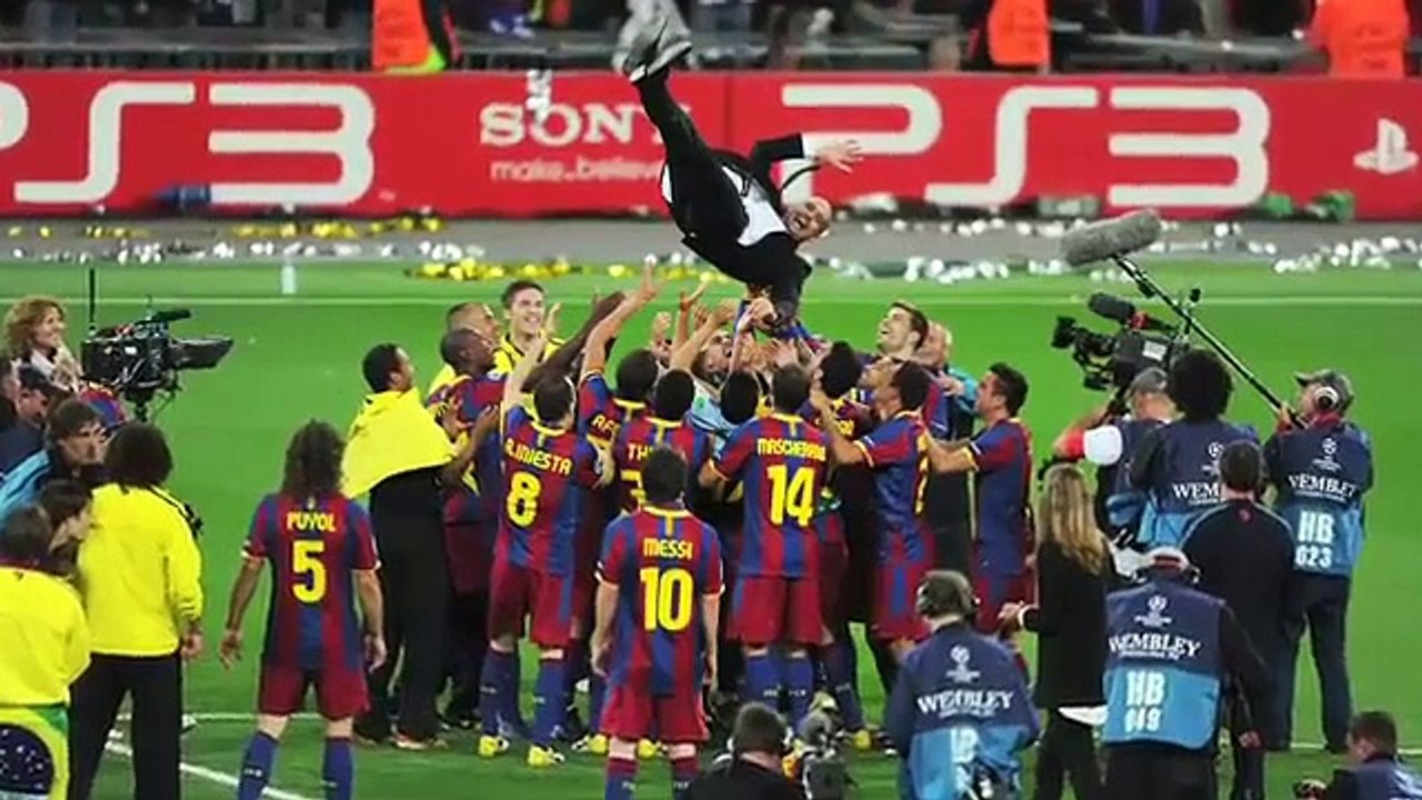 F C Barcelona & Guardiola Messi Puyol Xavi Iniesta Alexis