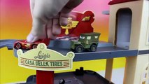 Disney Pixar Cars Lightning McQueen shows Sarge how to have fun Color Changers & Thomas the train