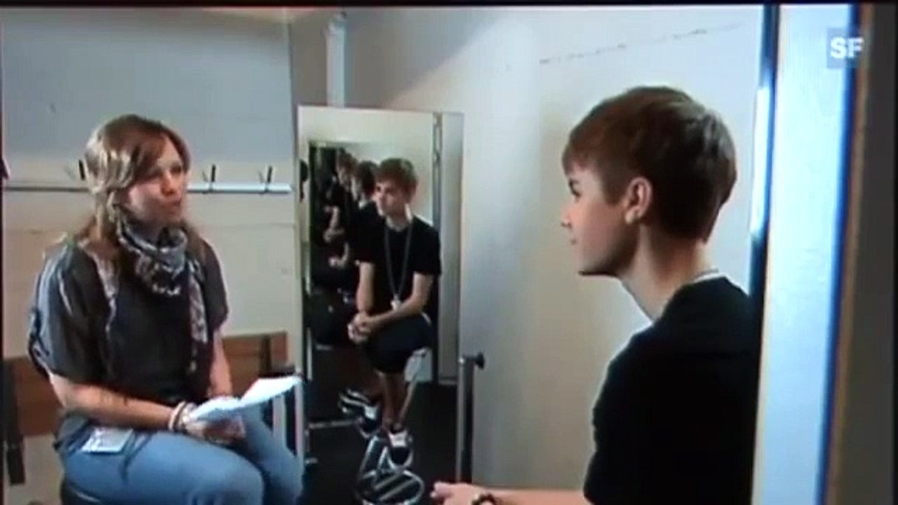Justin Bieber interview in Zurich Switzerland