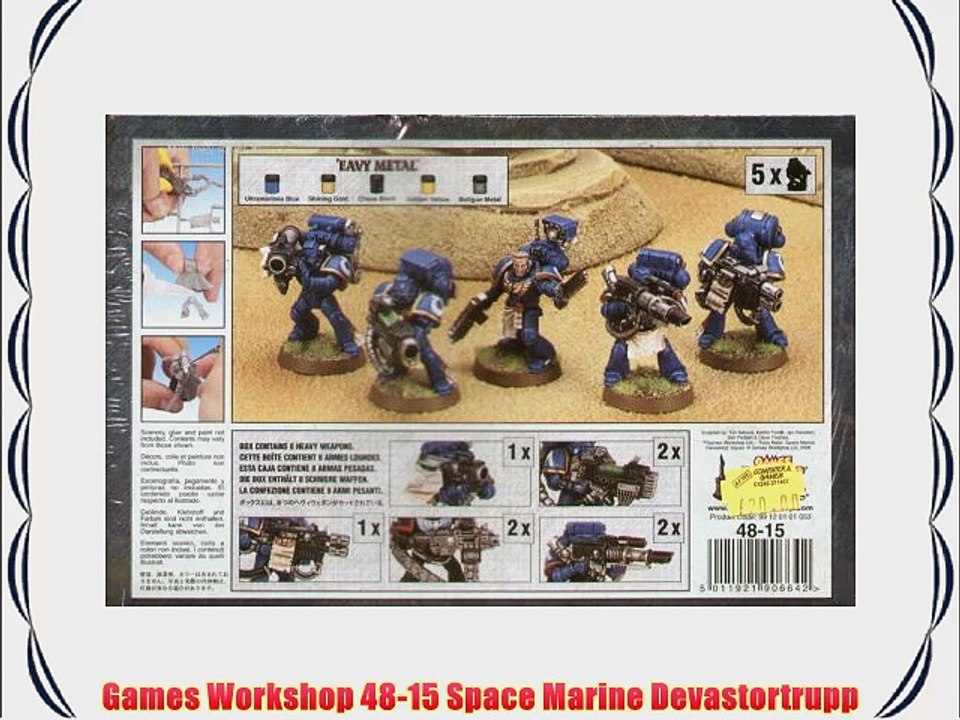 Games Workshop 48-15 Space Marine Devastortrupp