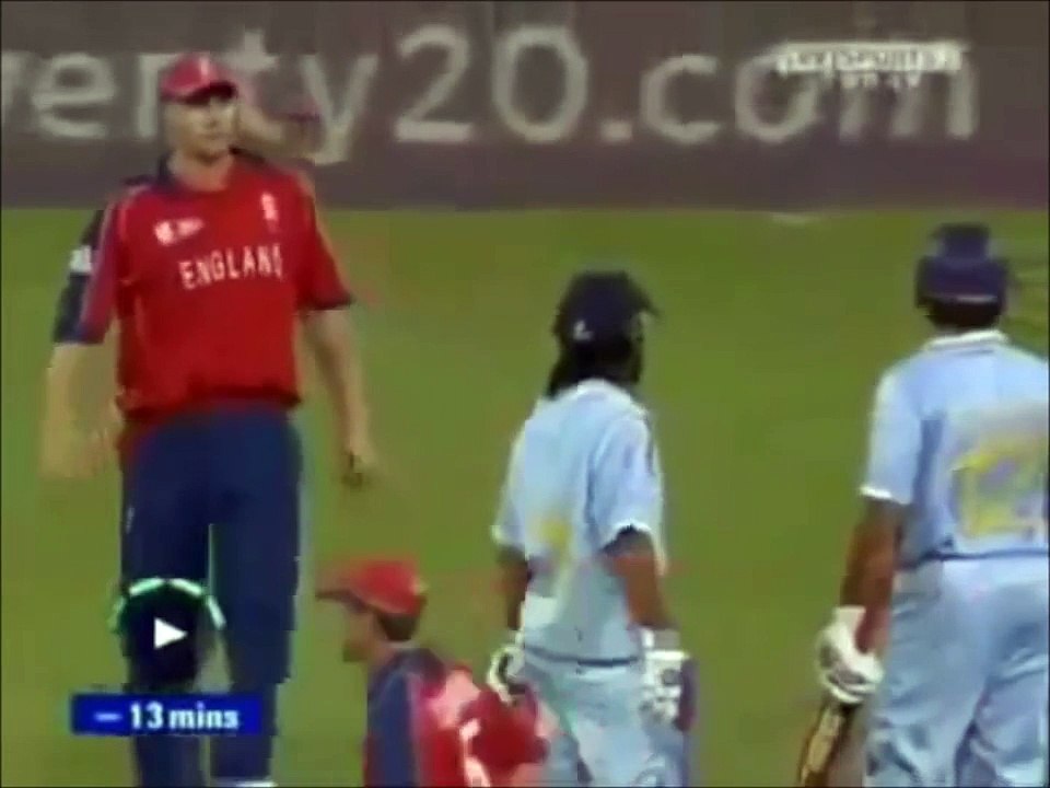 Cricket Fight, Yuvraj Singh Vs Andrew Flintoff,Ind Vs Eng, 2007 T20 World Cup