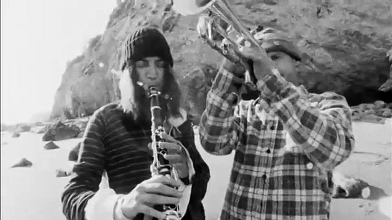 Patti Smith and Flea at the beach