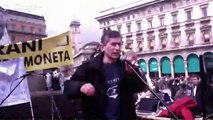 Manifestazione a Milano contro la crisi ideata dalle Mafie