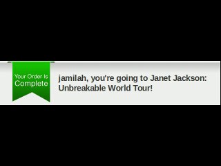 i'm going to see janet jackson...